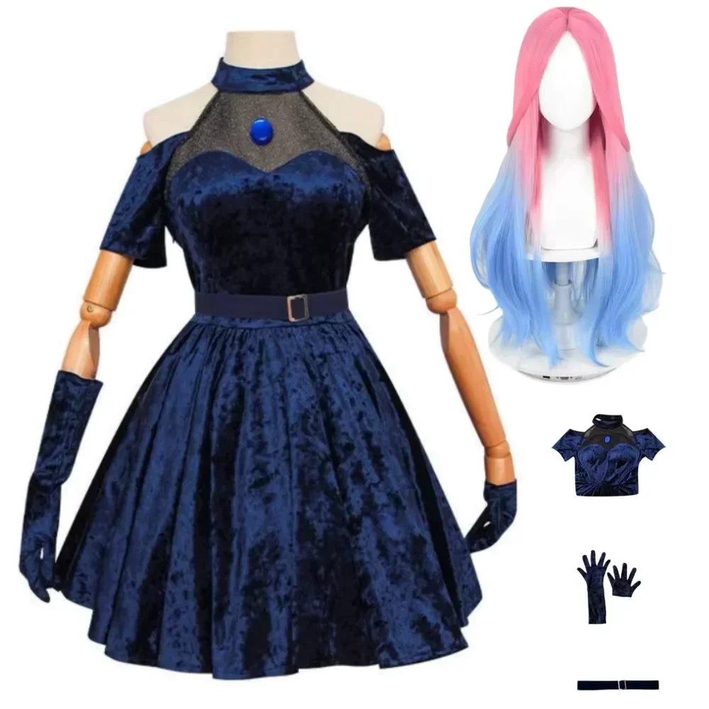 Anime Cosplay Blue Hair - Костюм для косплея Мизи, аниме-костюм инопланетянина,