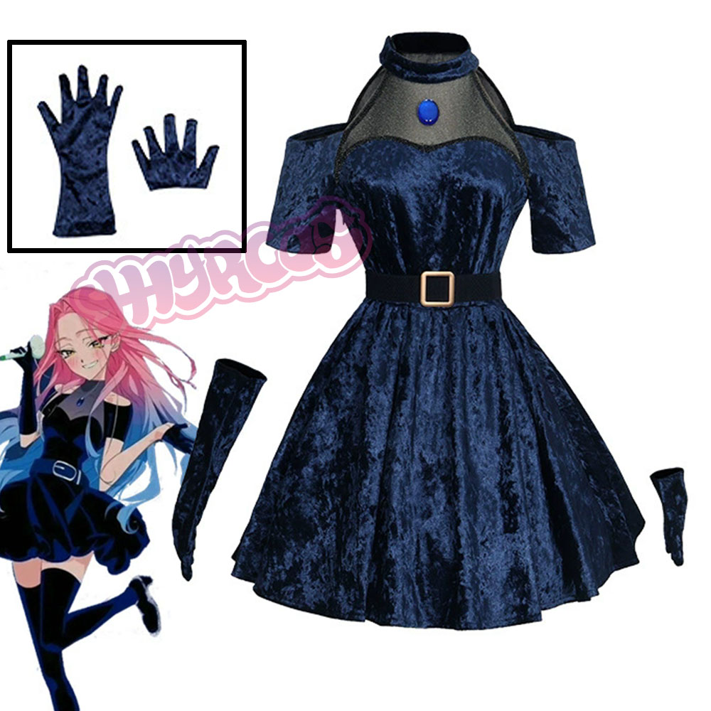 Anime Cosplay Blue Hair - Мизи Косплей Аниме Чужой Сценический Костюм