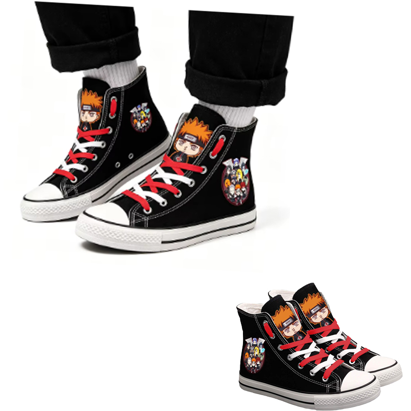 Anime Cosplay Idea - Кеды унисекс Naruto Uzumaki с высоким