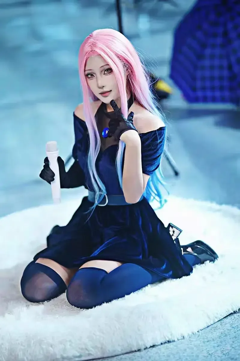 Костюм для косплея Мизи, аниме – обзор и цена Anime Cosplay Blue Hair