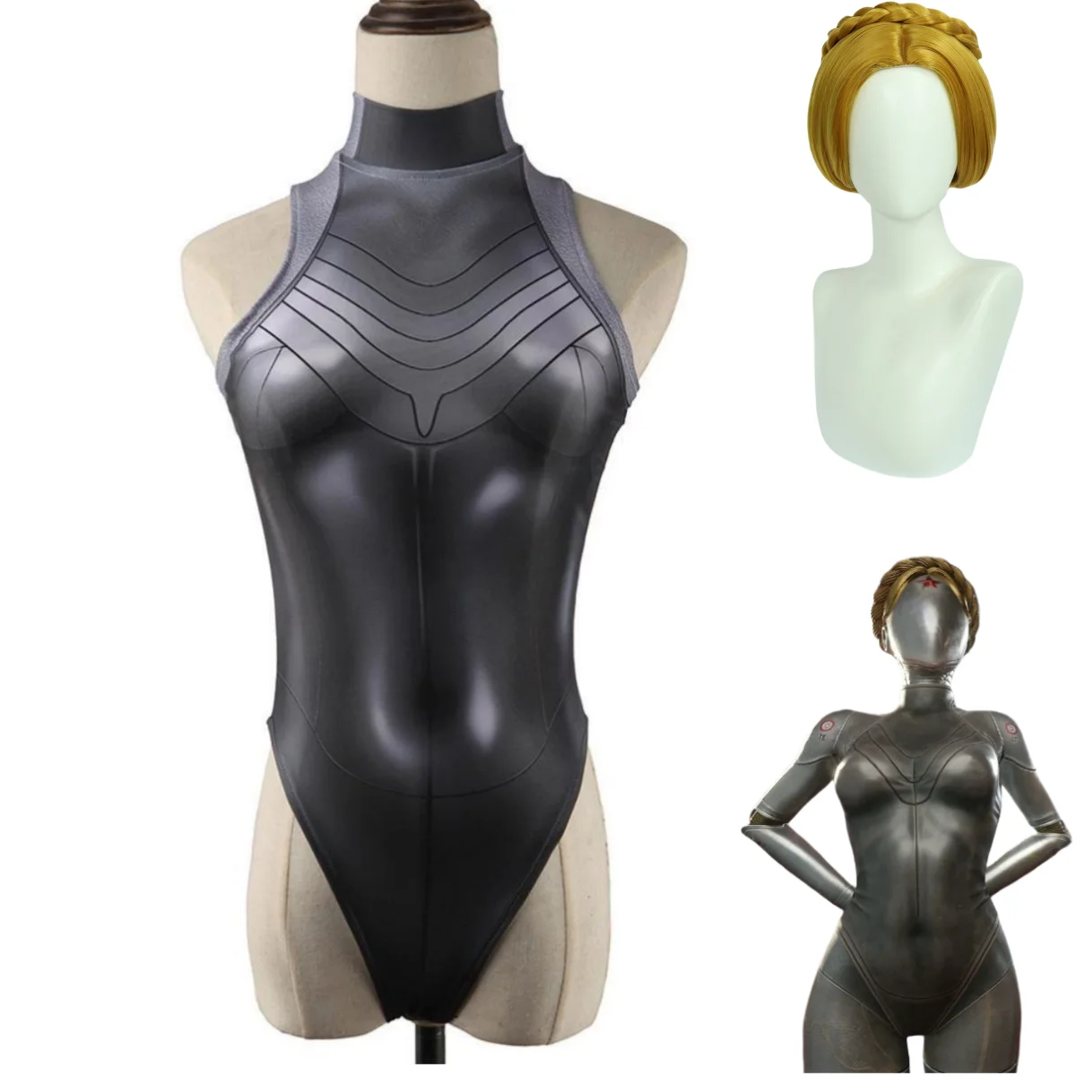 Робот-близнец Косплей Костюм д – обзор и цена Anime Cosplay Jumpsuit