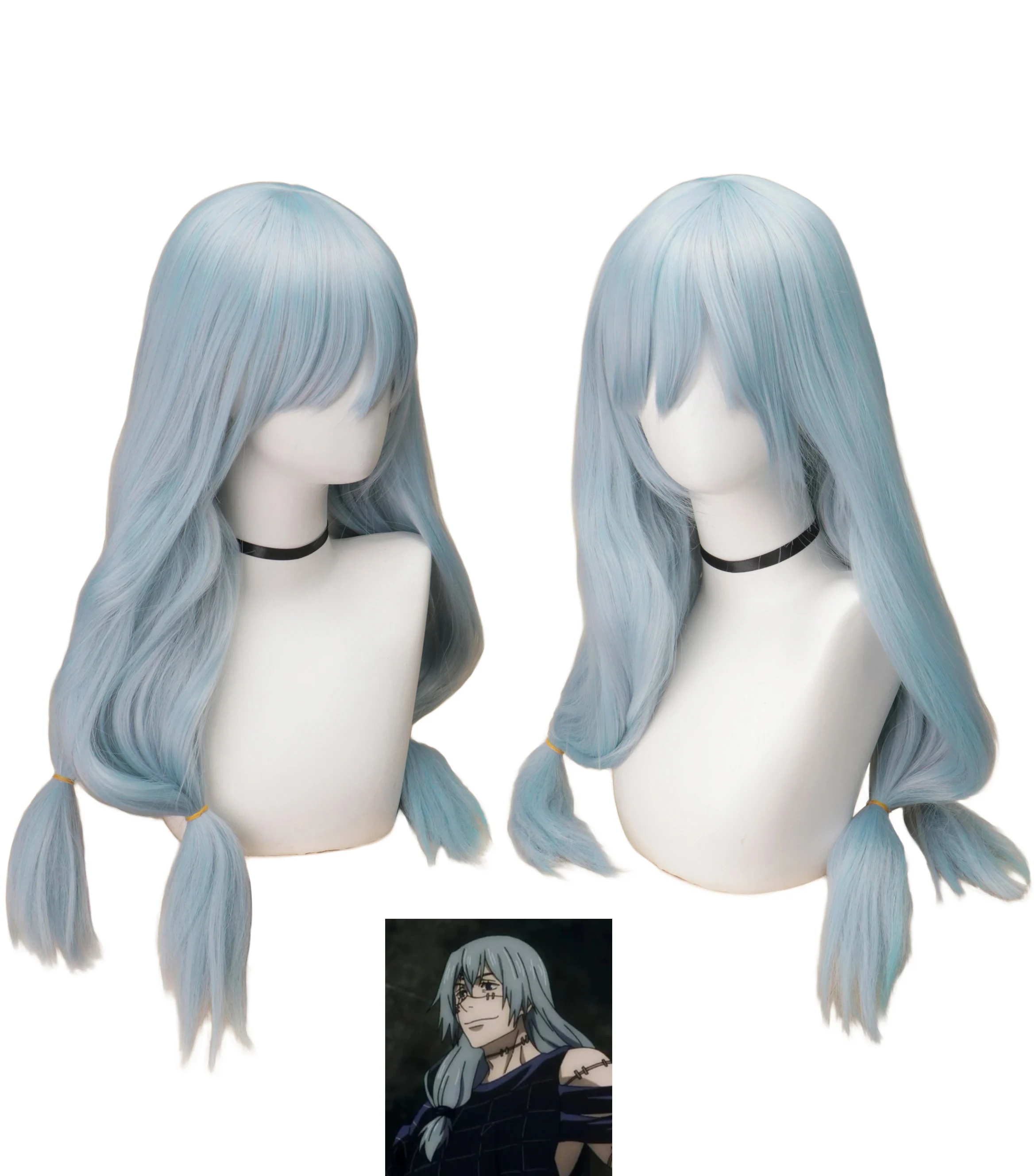Аниме Махито Косплей Дзюдзюцу  – обзор и цена Anime Cosplay Blue Hair