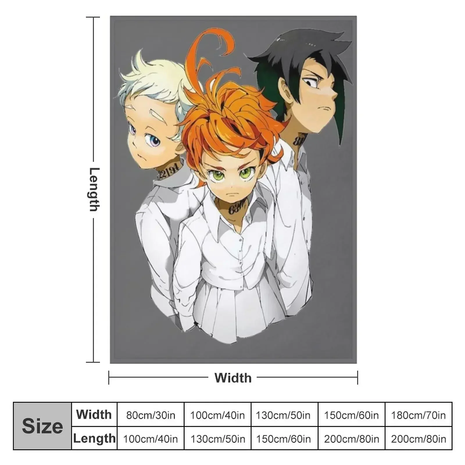 Плед «Обещанный Неверленд» для – обзор и цена Anime Cosplay Idea