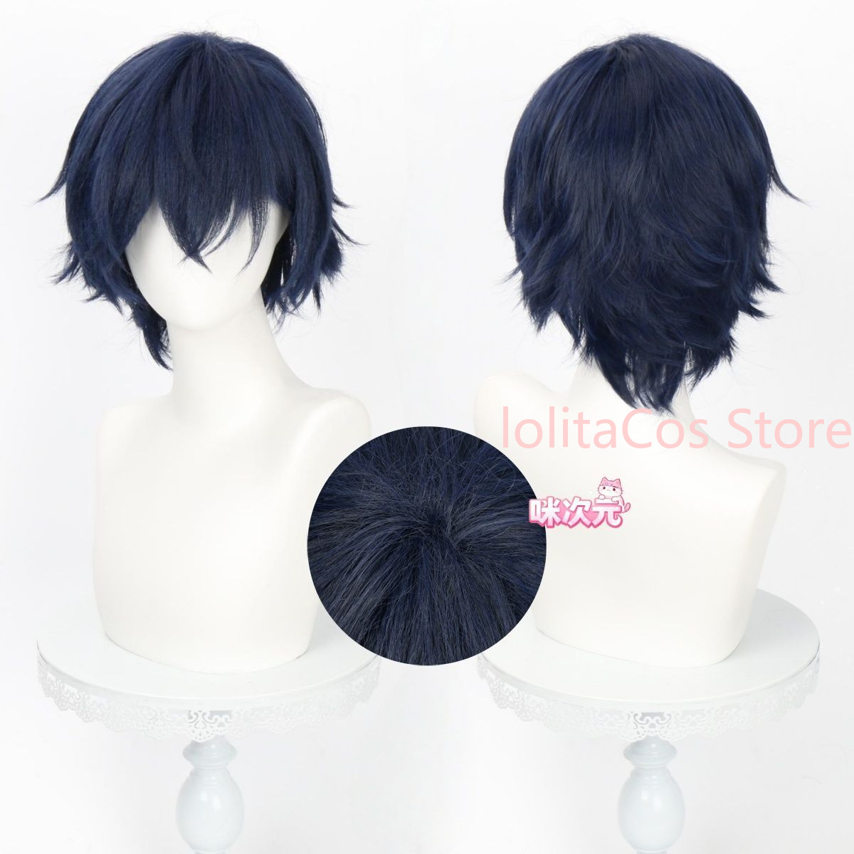 Парик для косплея Валерии из G – обзор и цена Anime Cosplay Blue Hair