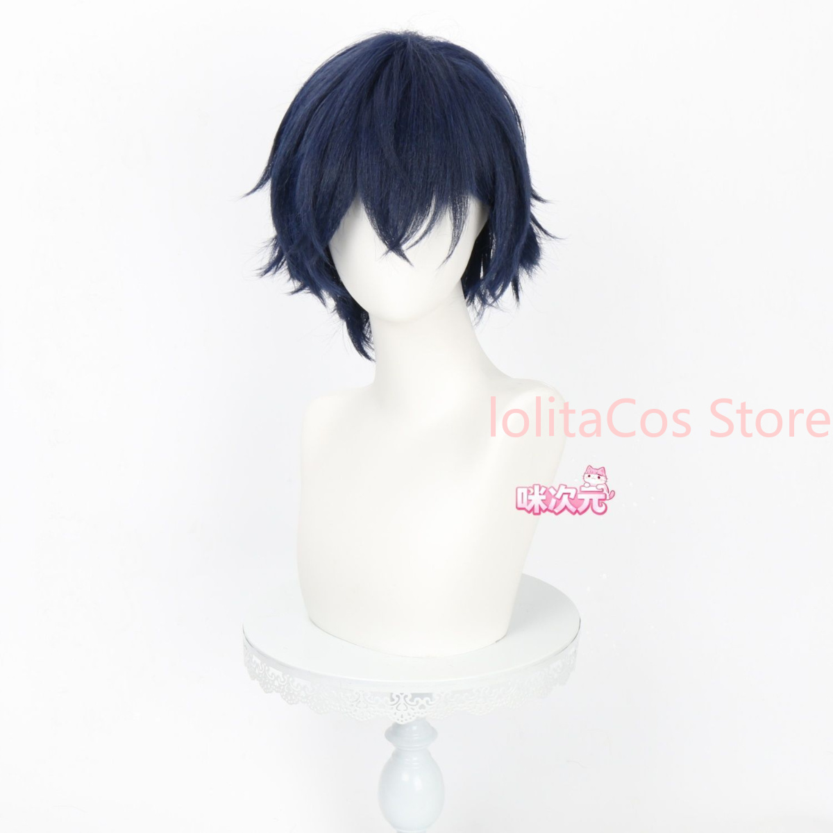 Парик для косплея Валерии из G – обзор и цена Anime Cosplay Blue Hair