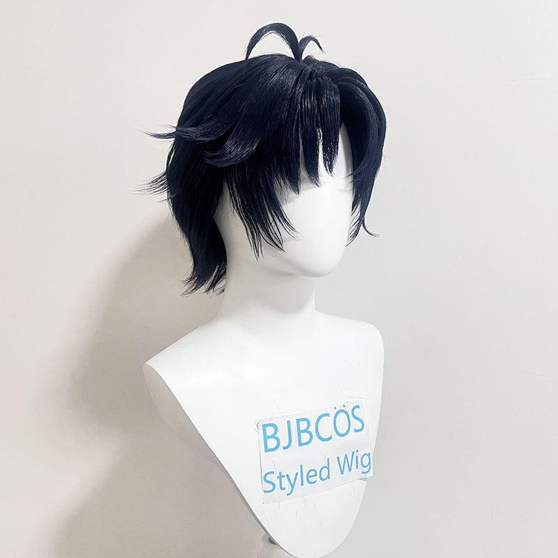Стильный парик для косплея Аса – обзор и цена Anime Cosplay Blue Hair