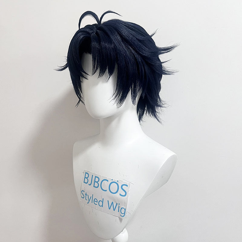 Стильный парик для косплея Аса – обзор и цена Anime Cosplay Blue Hair