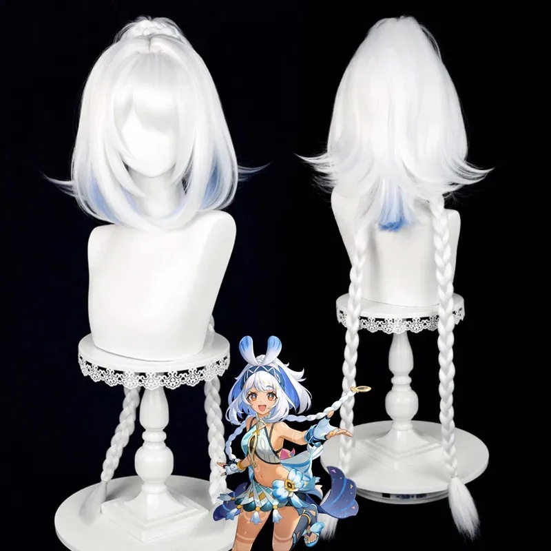 Le Cool Genshin Impact Муалани – обзор и цена Anime Cosplay Blue Hair