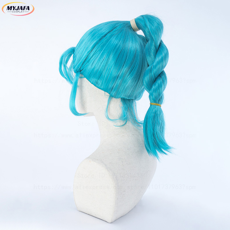 Bulma Косплей Парик Бурмума Па – обзор и цена Anime Cosplay Blue Hair